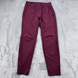 Ten Thousand Interval Pants Mens No Size (S) Reddish Purple Stretch Drawstring